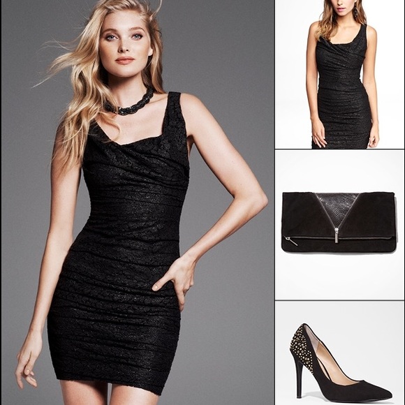 Express Dresses & Skirts - Express Lace LBD
