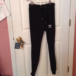 Black Adidas trainers