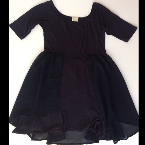 Urban Outfitters Dresses & Skirts - Urban Outfitters Navy Blue Chiffon Skirt Dress