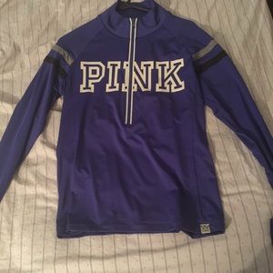 Victoria Secret Pink ultimate half zip top