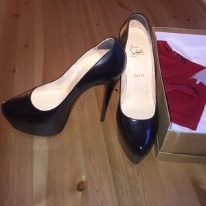 Christian Louboutin daffodil black 160 mm /6.5inch