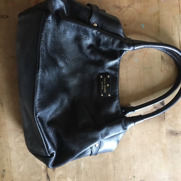Kate Spade Black Leather handbag and wallet - Picture 1 of 4