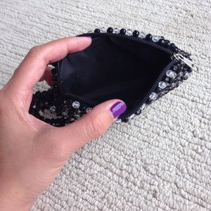 ASOS Bags - Handmade black and clear beaded purse ASOS Bags - Handmade black and clear beaded purse