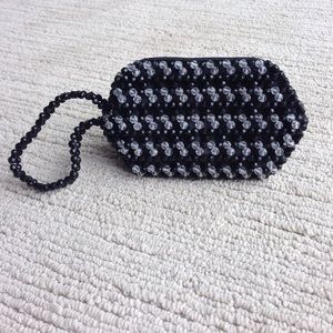 ASOS Bags - Handmade black and clear beaded purse ASOS Bags - Handmade black and clear beaded purse
