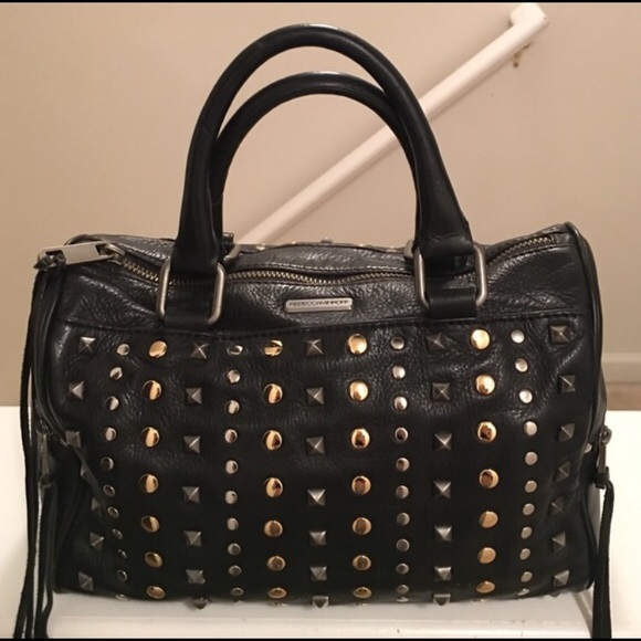 Rebecca Minkoff Linear Stud Flame Satchel