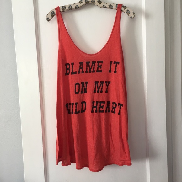 Wildfox Blame it on my wild heart Tank S