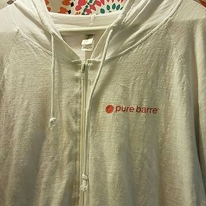 Pure Barre Hooded Zip up