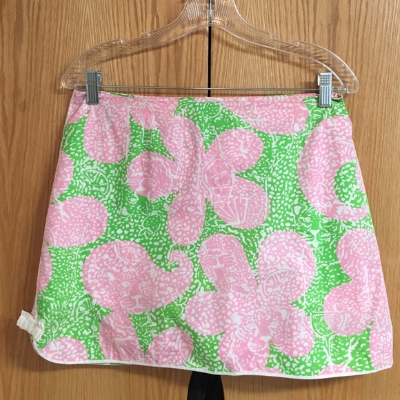 Lilly Pulitzer Limeade Cheat Ya Skort