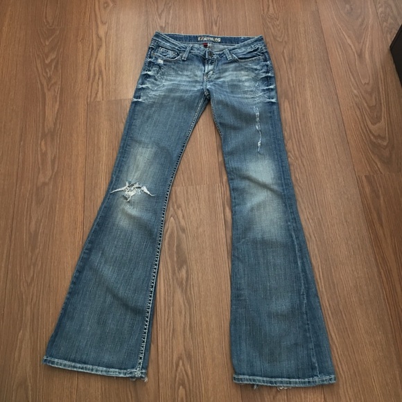 BKE Star Flare Stretch denim jeans