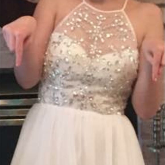 White homecoming dress