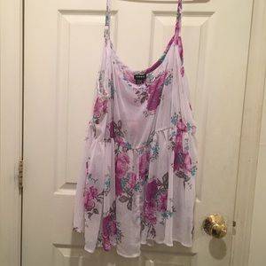 White dressy tank top.