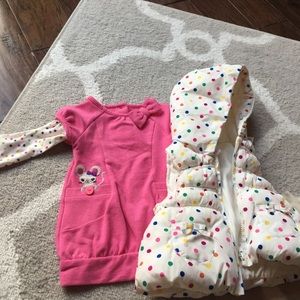 Gymboree Infant dress with matching bubble vest