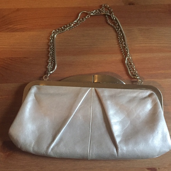 Sliver HOBO handbag / clutch