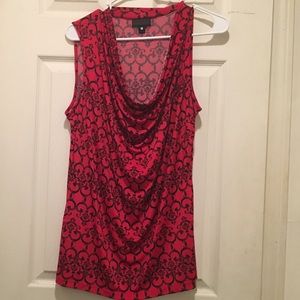 Red dressy tank top.