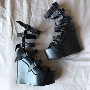 Tigers Eye platform heel by YES