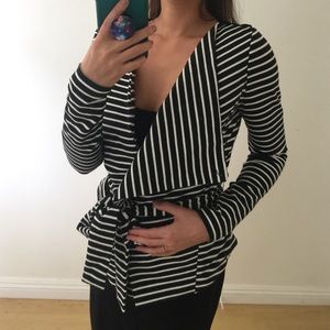 Best stripe fall blazer