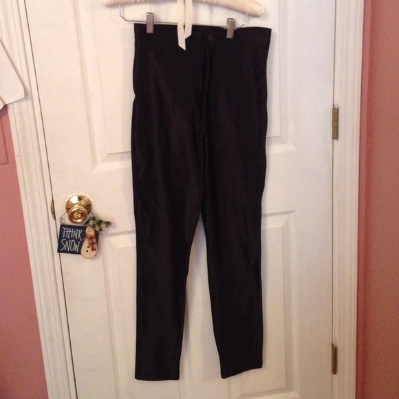 Black fake leather American apparel