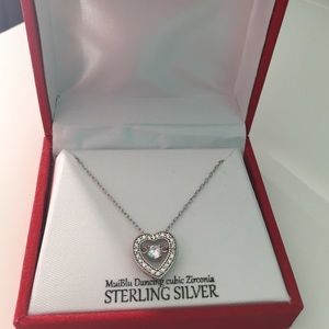 Silver heart necklace ❤️