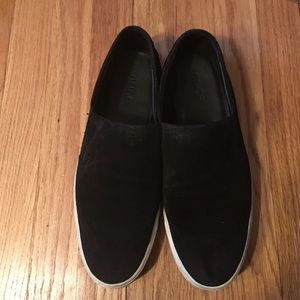 Vince suede slip on sneakers