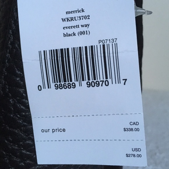 Kate Spade blk leather Merrick mini crossbody NWT - Picture 4 of 4