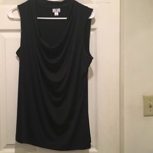 Black dressy tank top.