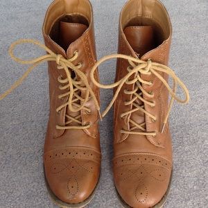 Brown Combat Boots