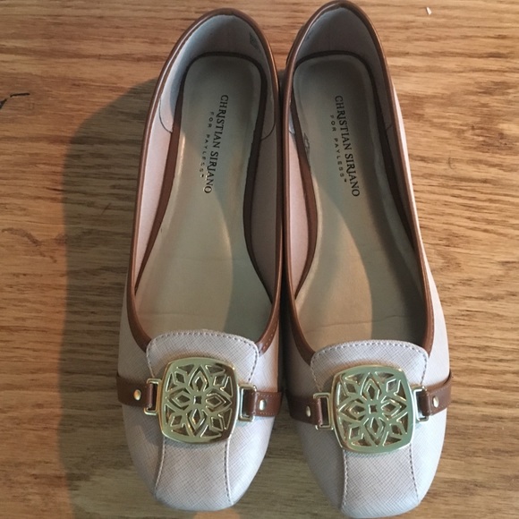 Tan flats.