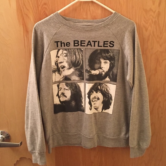 The Beatles grey sweater
