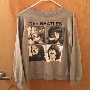 The Beatles grey sweater
