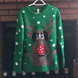 Light up Reindeer Christmas sweater