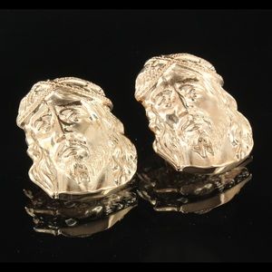 Designer Earrings Sterling Silver Jesus Face Sale