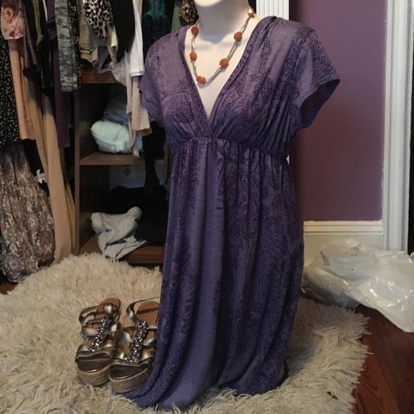 Dina Be purple bohemian dress.