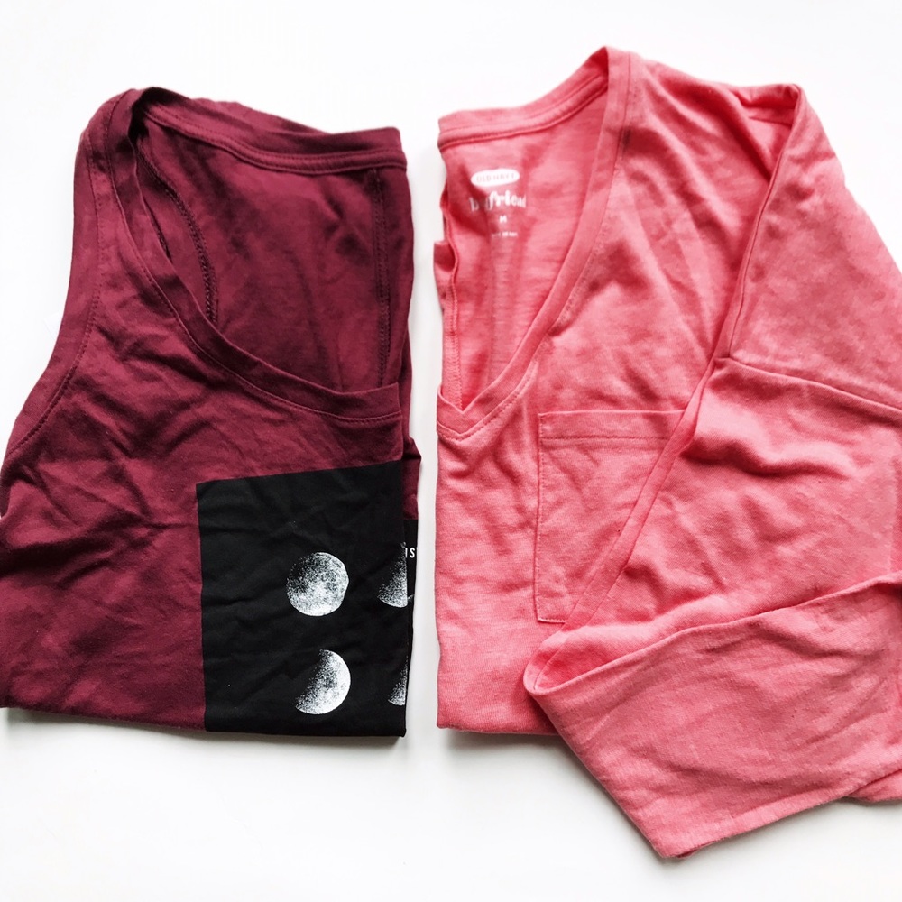 Bundle of Old Navy boyfriend fit shirts !