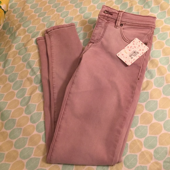 Free People purple stretch pants