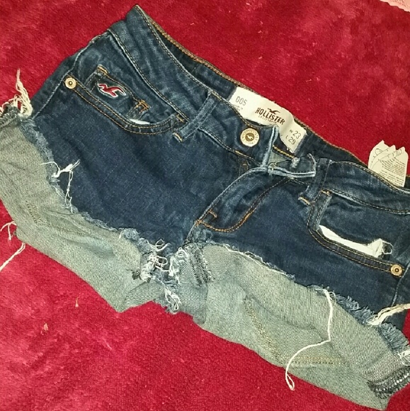 Hollister cutoff shorts