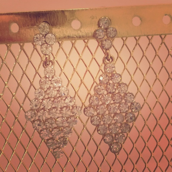 Crystal chandelier earrings