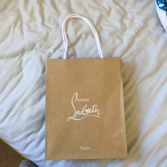 Christian louboutin shopping bag