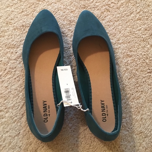 Old Navy deep teal flats -new with tags