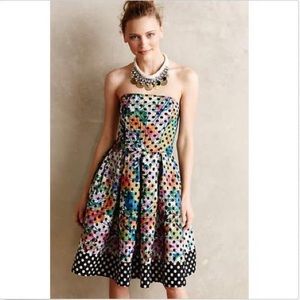 Cory Lynn caller anthropology pika dot dress size2