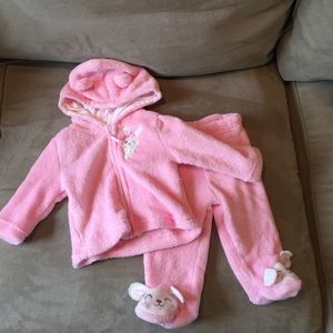 Pink Bunny Sweatsuit