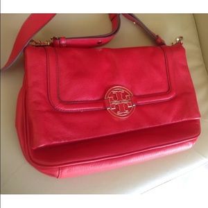 1 Hour Sale💕Tory burch Bright Red Crossbody
