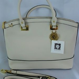 Sold Anne Klein Recruit Large Dome Satchel Handbag