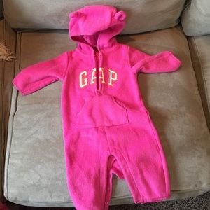 Baby Gap Pink Fleece Body Suit