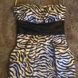 Cute zebra print dress
