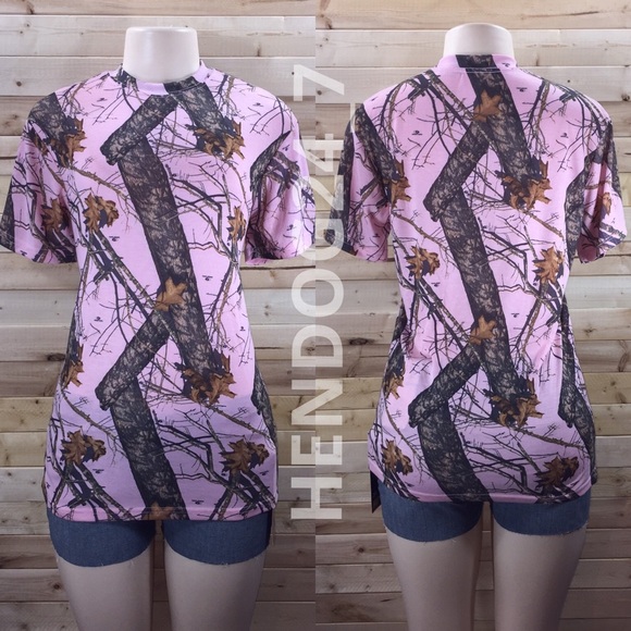 MOSSY OAK PINK BREAK-UP CREW S/SLV RELAXED FIT TEE