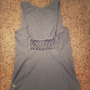 Lulu lemon gray tank top
