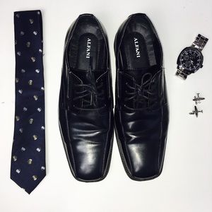 Alfani Shoes - Alfani Men's PROUD Black Dress Shoes NEW-ish Alfani Shoes - Alfani Men's PROUD Black Dress Shoes NEW-ish