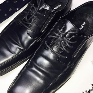 Alfani Shoes - Alfani Men's PROUD Black Dress Shoes NEW-ish Alfani Shoes - Alfani Men's PROUD Black Dress Shoes NEW-ish