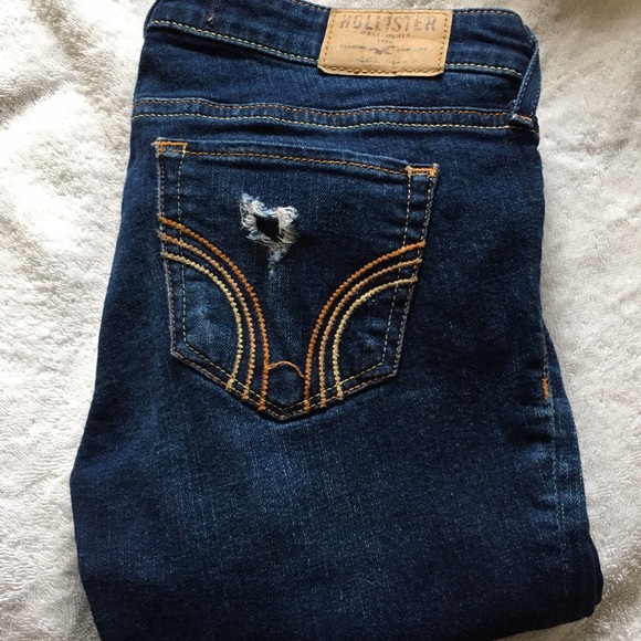 Distressed Hollister jeans