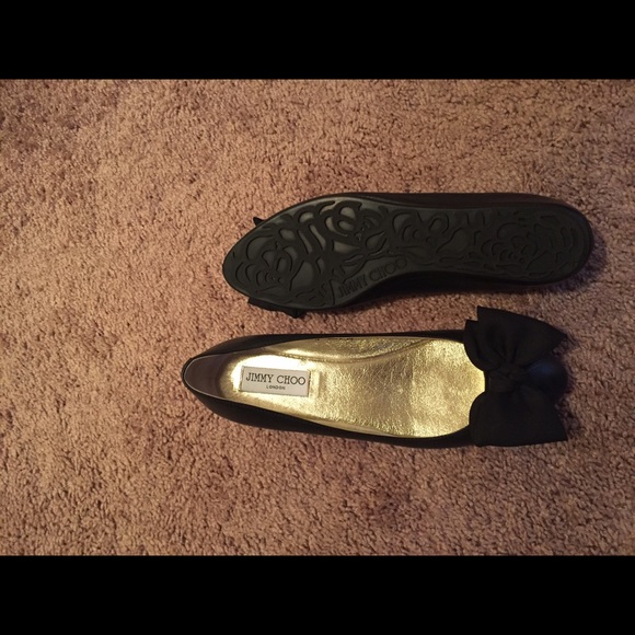 🚫SOLD on another site Jimmy Choo Wylie Bow Flats - Picture 4 of 4